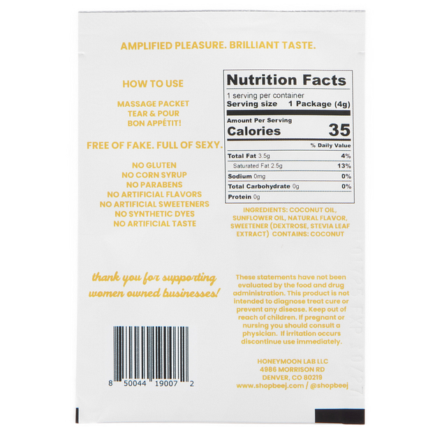 Dreamsicle Edible Massage Oil