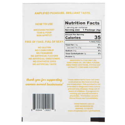 Dreamsicle Edible Massage Oil